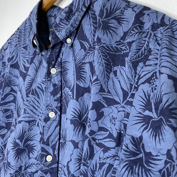 Ralph Lauren Shirt Mens Large Floral Hawaiian Classic Fit Button Up Tropical - Picture 2 of 6